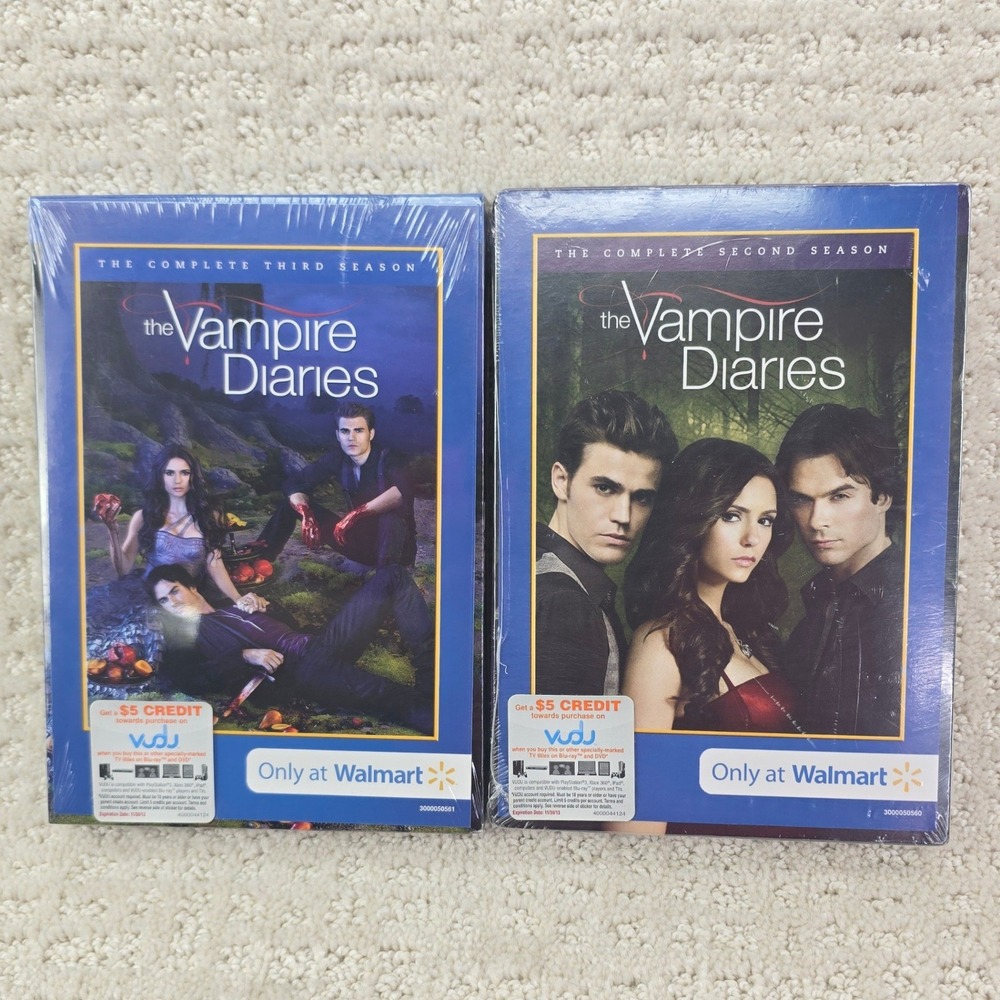 The Vampire Diaries DVD Seasons 2 & 3 Walmart Exclusive New Sealed CW TV Series